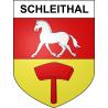 Schleithal 67 ville sticker blason écusson autocollant adhésif