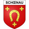 Stickers coat of arms Schœnau adhesive sticker