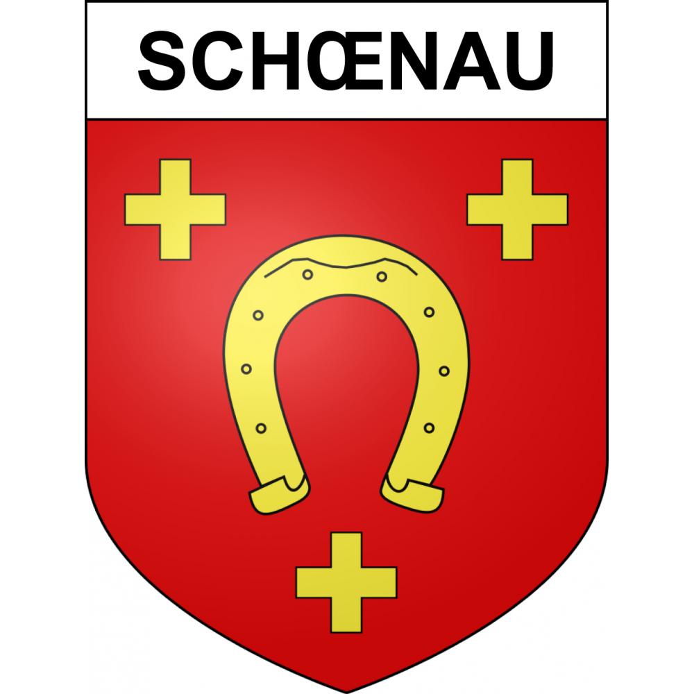 Schœnau Sticker wappen, gelsenkirchen, augsburg, klebender aufkleber