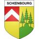 Schœnbourg Sticker wappen, gelsenkirchen, augsburg, klebender aufkleber