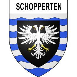 Stickers coat of arms Schopperten adhesive sticker