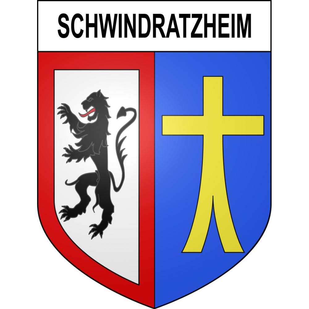 Schwindratzheim 67 ville sticker blason écusson autocollant adhésif