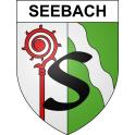 Stickers coat of arms Seebach adhesive sticker