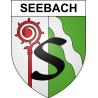Seebach 67 ville sticker blason écusson autocollant adhésif