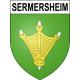 Sermersheim Sticker wappen, gelsenkirchen, augsburg, klebender aufkleber