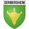 Stickers coat of arms Sermersheim adhesive sticker