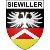 Pegatinas escudo de armas de Siewiller adhesivo de la etiqueta engomada