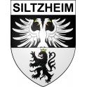 Pegatinas escudo de armas de Siltzheim adhesivo de la etiqueta engomada