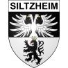 Pegatinas escudo de armas de Siltzheim adhesivo de la etiqueta engomada