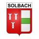 Adesivi stemma Solbach adesivo