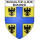 Pegatinas escudo de armas de Soultz-les-Bains adhesivo de la etiqueta engomada