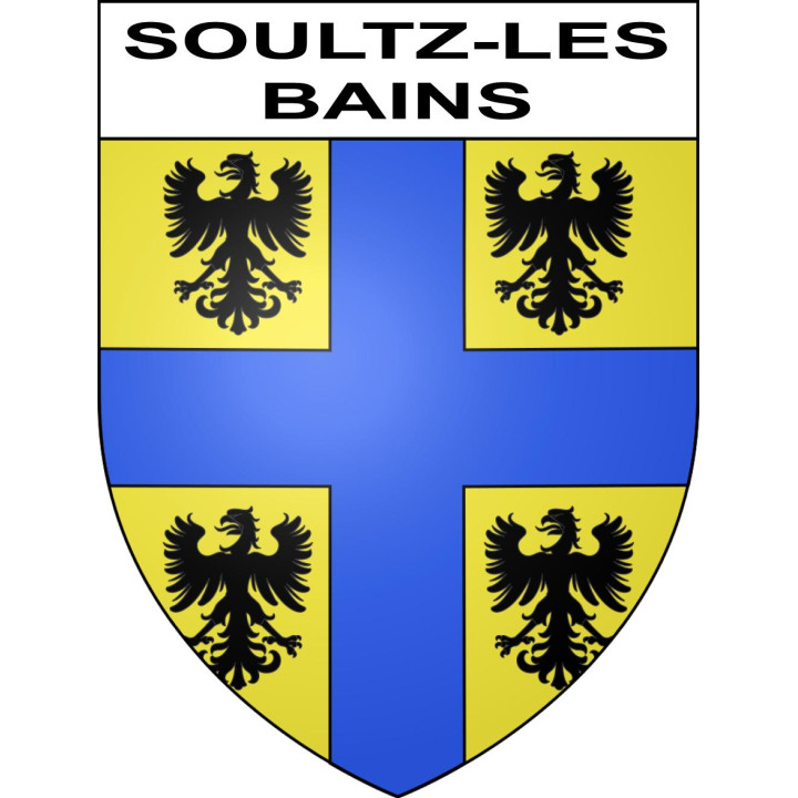 Stickers coat of arms Soultz-les-Bains adhesive sticker
