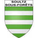 Stickers coat of arms Soultz-sous-Forêts adhesive sticker