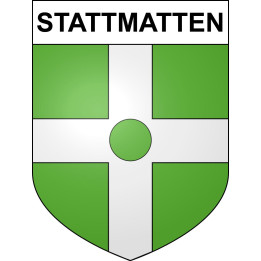 Stattmatten Sticker wappen, gelsenkirchen, augsburg, klebender aufkleber