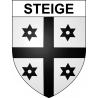 Pegatinas escudo de armas de Steige adhesivo de la etiqueta engomada