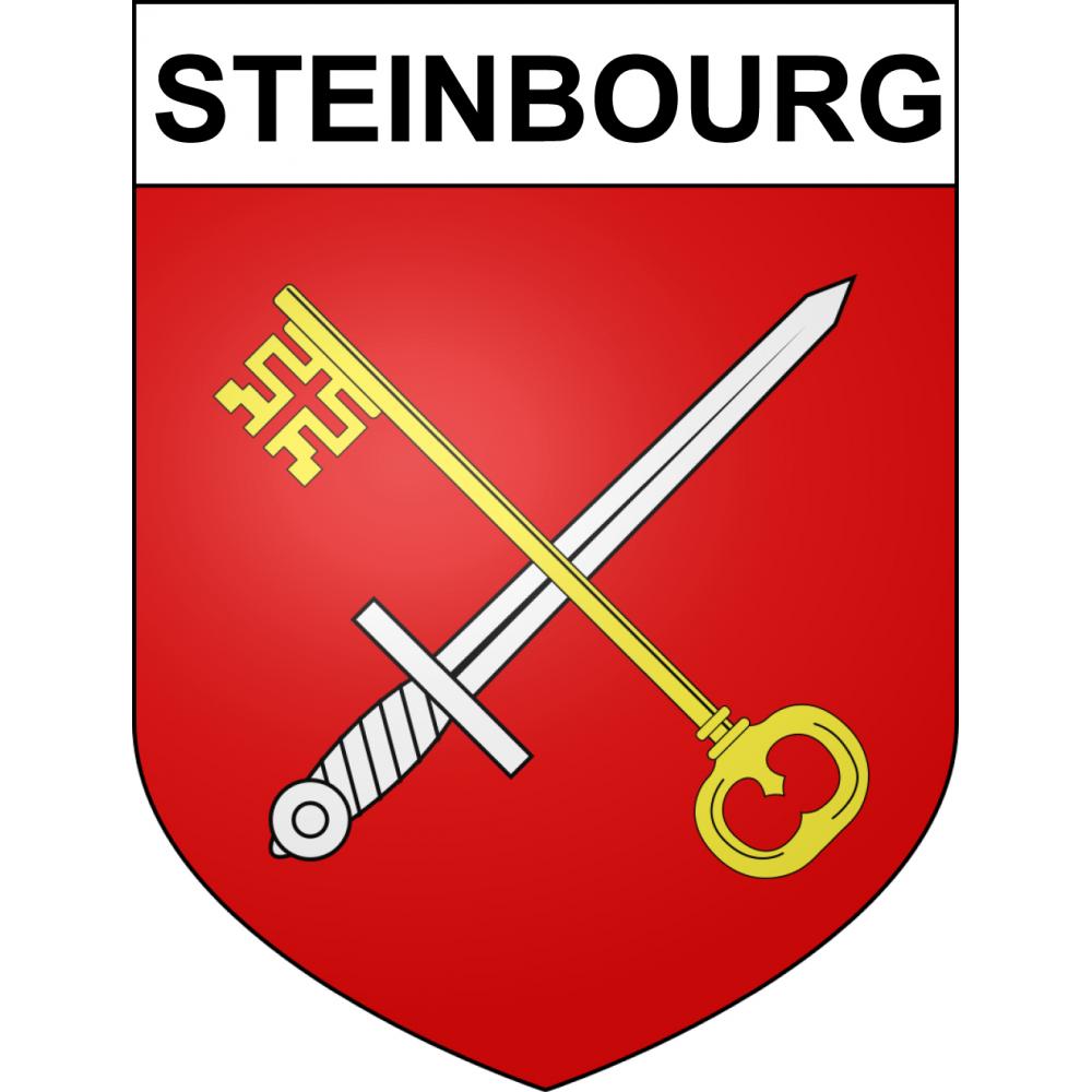 Stickers coat of arms Steinbourg adhesive sticker