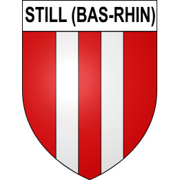 Still (Bas-Rhin) Sticker wappen, gelsenkirchen, augsburg, klebender aufkleber