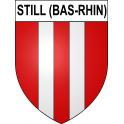 Pegatinas escudo de armas de Still (Bas-Rhin) adhesivo de la etiqueta engomada