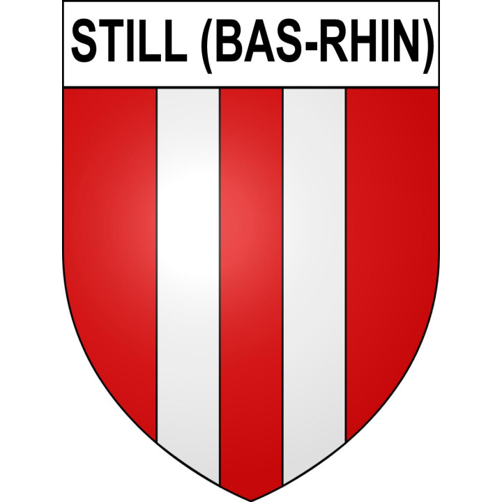 Still (Bas-Rhin) Sticker wappen, gelsenkirchen, augsburg, klebender aufkleber