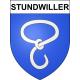 Stundwiller Sticker wappen, gelsenkirchen, augsburg, klebender aufkleber
