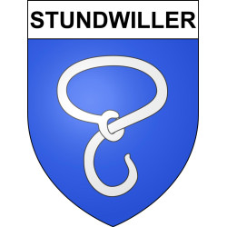 Stundwiller Sticker wappen, gelsenkirchen, augsburg, klebender aufkleber