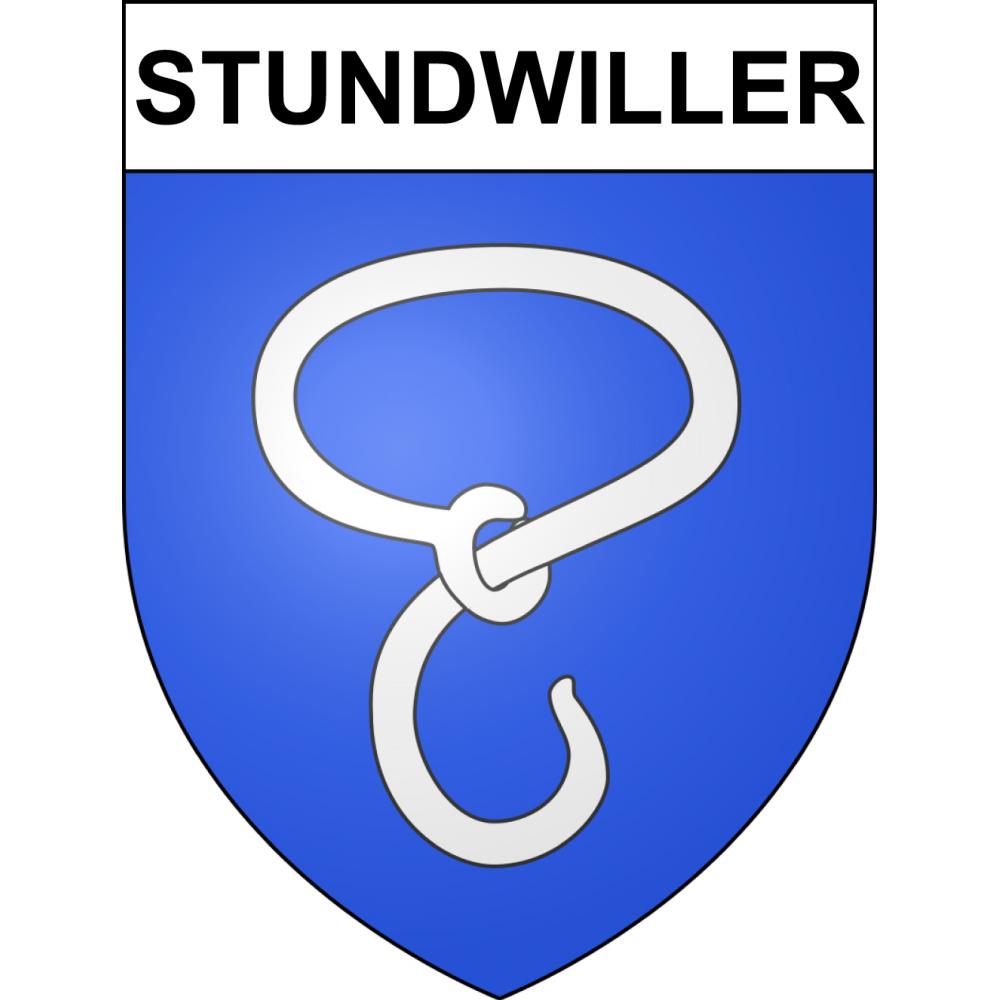Stickers coat of arms Stundwiller adhesive sticker