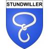 Stundwiller Sticker wappen, gelsenkirchen, augsburg, klebender aufkleber