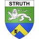 Pegatinas escudo de armas de Struth adhesivo de la etiqueta engomada