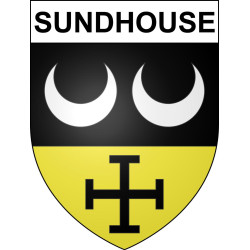 Sundhouse Sticker wappen, gelsenkirchen, augsburg, klebender aufkleber