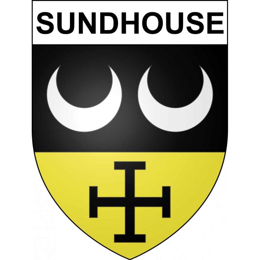 Sundhouse 67 ville sticker blason écusson autocollant adhésif