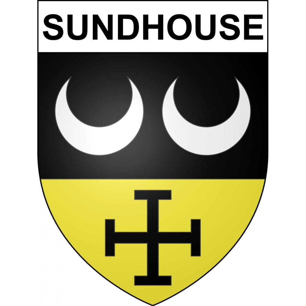 Sundhouse Sticker wappen, gelsenkirchen, augsburg, klebender aufkleber