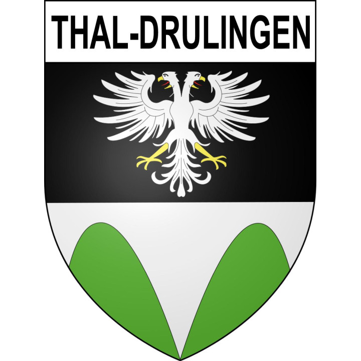 Stickers coat of arms Thal-Drulingen adhesive sticker
