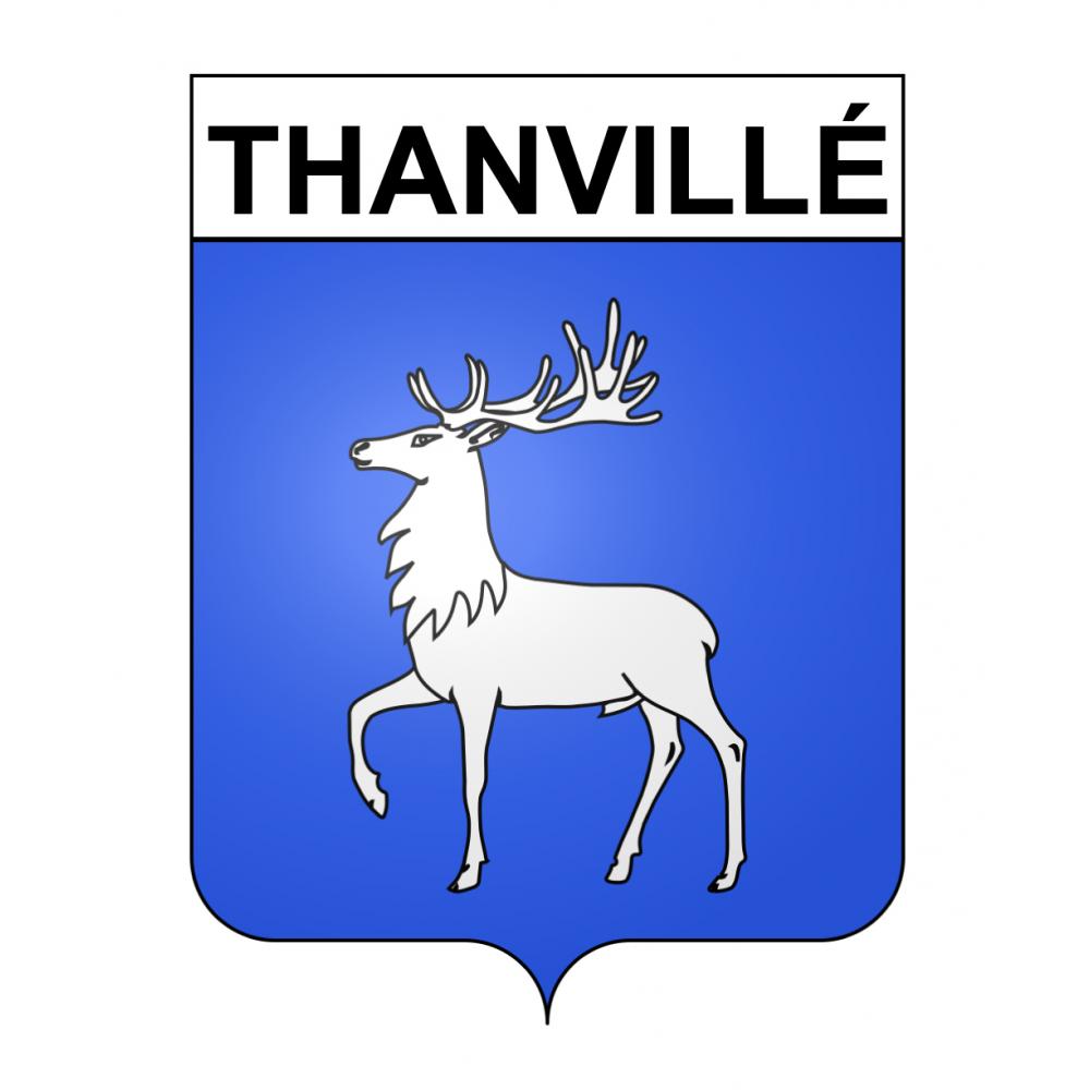 Thanvillé Sticker wappen, gelsenkirchen, augsburg, klebender aufkleber