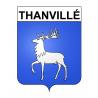 Thanvillé 67 ville sticker blason écusson autocollant adhésif