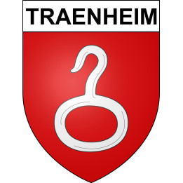 Traenheim Sticker wappen, gelsenkirchen, augsburg, klebender aufkleber