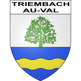 Triembach-au-Val Sticker wappen, gelsenkirchen, augsburg, klebender aufkleber