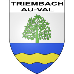 Triembach-au-Val Sticker wappen, gelsenkirchen, augsburg, klebender aufkleber