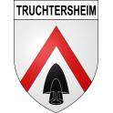 Pegatinas escudo de armas de Truchtersheim adhesivo de la etiqueta engomada