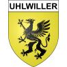 Uhlwiller 67 ville sticker blason écusson autocollant adhésif