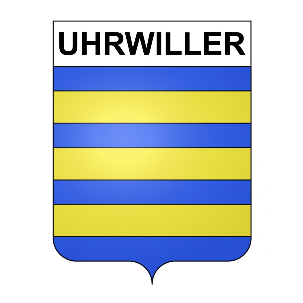 Uhrwiller 67 ville sticker blason écusson autocollant adhésif