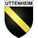 Stickers coat of arms Uttenheim adhesive sticker