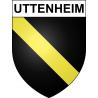Stickers coat of arms Uttenheim adhesive sticker