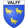 Valff Sticker wappen, gelsenkirchen, augsburg, klebender aufkleber