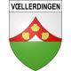 Stickers coat of arms Vœllerdingen adhesive sticker