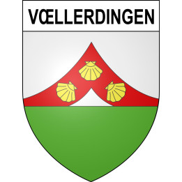 Stickers coat of arms Vœllerdingen adhesive sticker