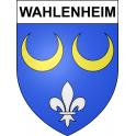 Pegatinas escudo de armas de Wahlenheim adhesivo de la etiqueta engomada