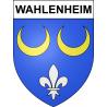 Wahlenheim Sticker wappen, gelsenkirchen, augsburg, klebender aufkleber