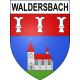 Pegatinas escudo de armas de Waldersbach adhesivo de la etiqueta engomada