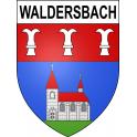 Pegatinas escudo de armas de Waldersbach adhesivo de la etiqueta engomada