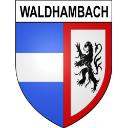 Waldhambach Sticker wappen, gelsenkirchen, augsburg, klebender aufkleber